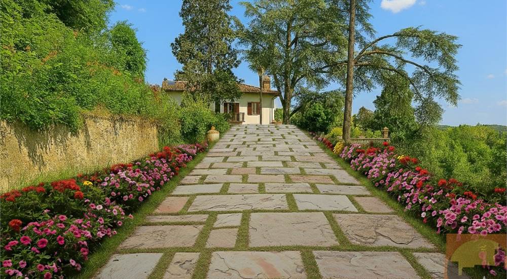 Villa d'epoca Ipotesi di accesso dal terreno